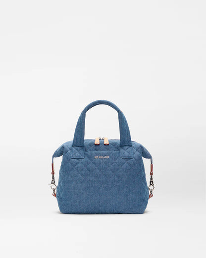 Small Sutton Deluxe True Blue Denim - MZ Wallace