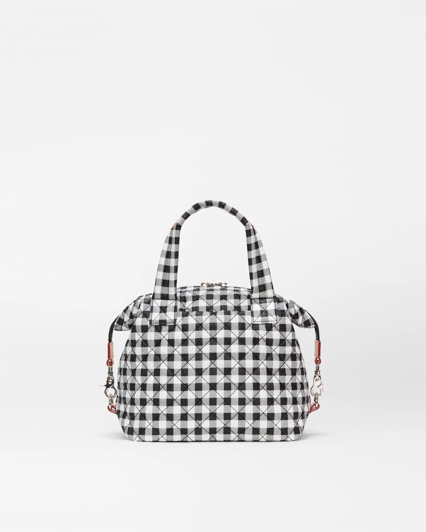 Small Sutton Deluxe Black/White Gingham - MZ Wallace