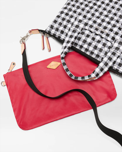 Small Sutton Deluxe Black/White Gingham - MZ Wallace