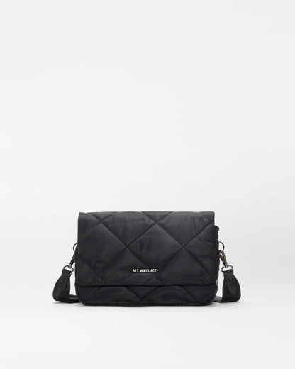 Madison Flap Crossbody Black - MZ Wallace