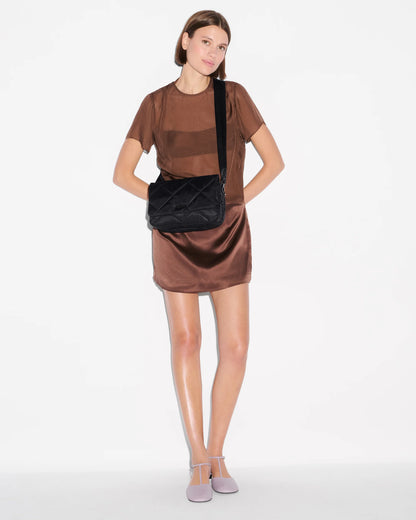 Madison Flap Crossbody Black - MZ Wallace
