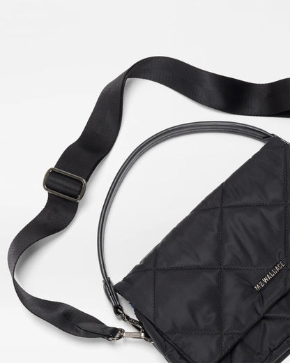 Madison Flap Crossbody Black - MZ Wallace