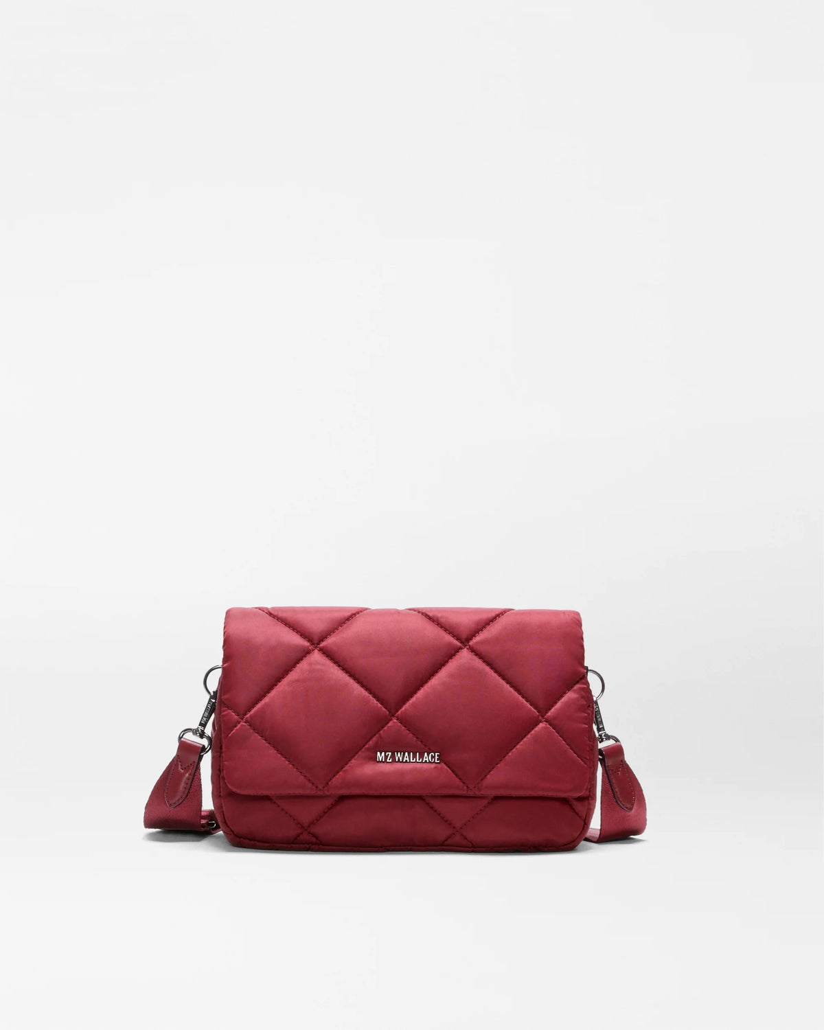 Madison Flap Crossbody Claret - MZ Wallace