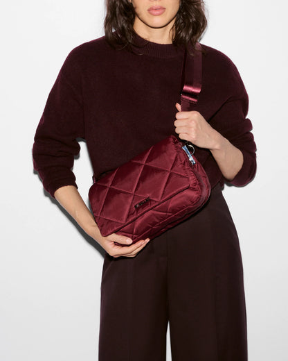 Madison Flap Crossbody Claret - MZ Wallace