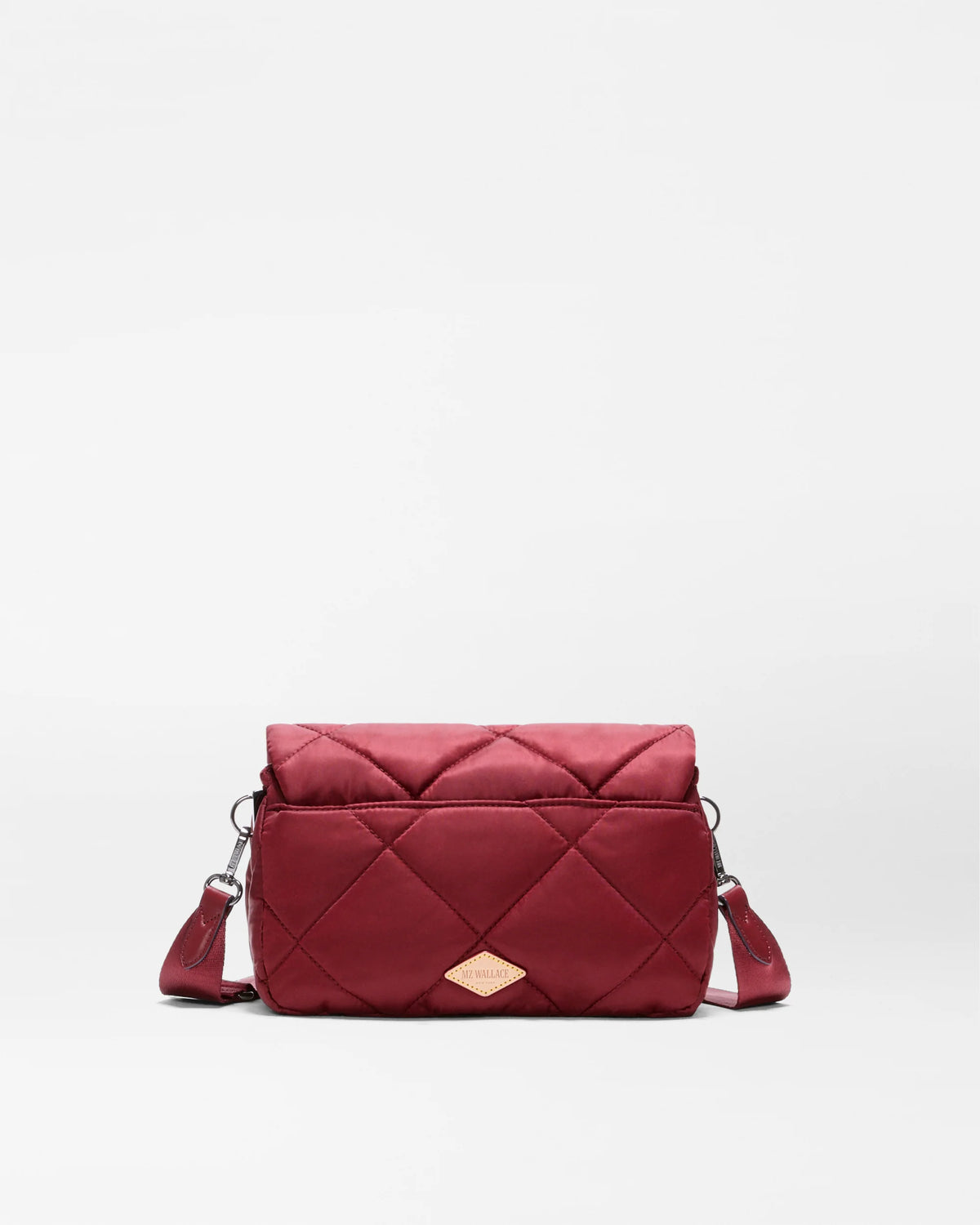 Madison Flap Crossbody Claret - MZ Wallace