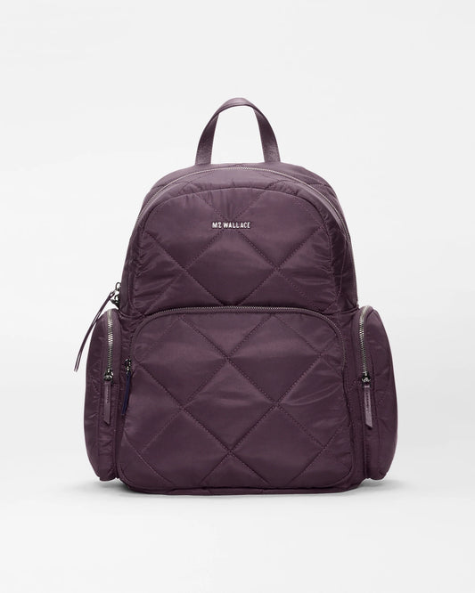 Madison Backpack Raisin - MZ Wallace