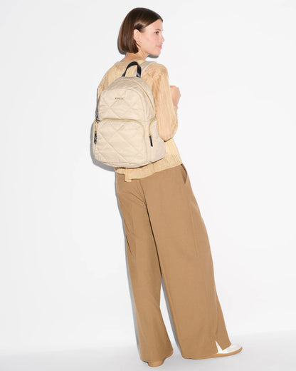 Madison Backpack Buff/Black - MZ Wallace