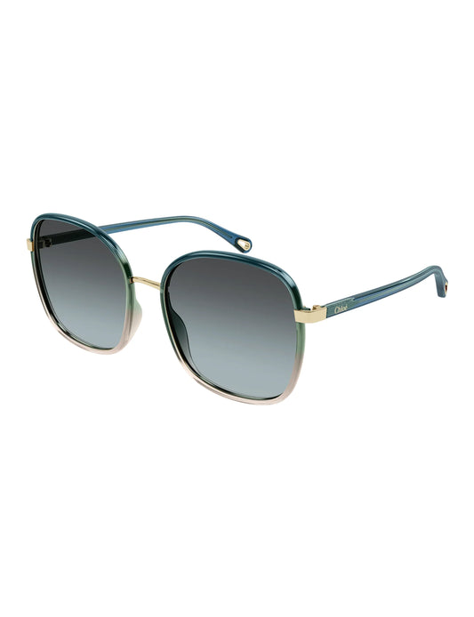 Bio Injection Sunglasses Green - Chloé