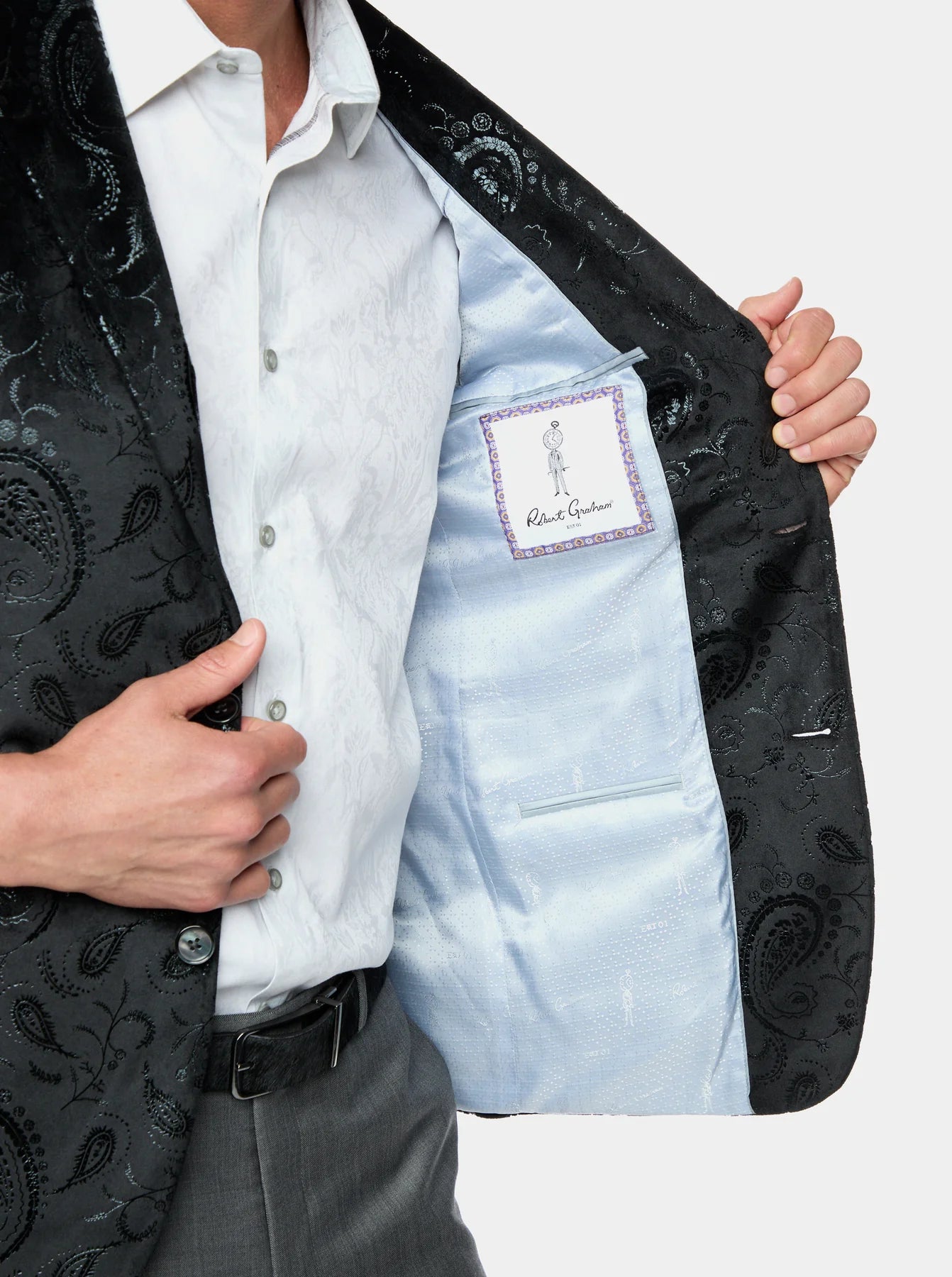 Abney Blazer Black - Robert Graham