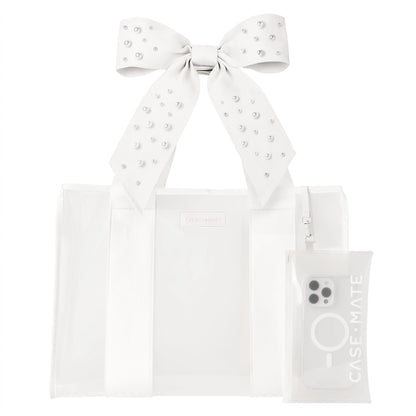 Bow Jelly Tote Ivory Pearl - Case-Mate