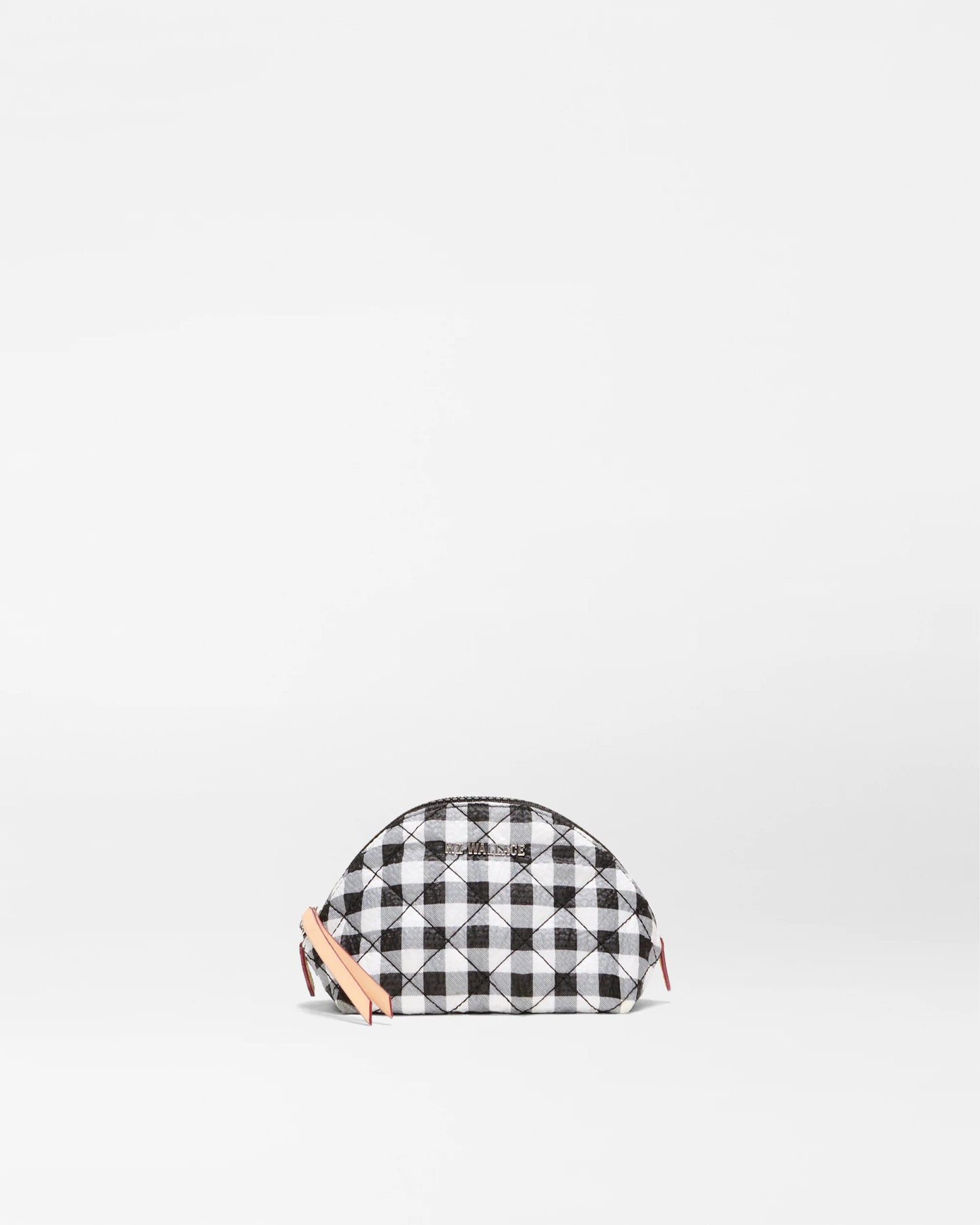 Momo Pouch Black/White Gingham - MZ Wallace