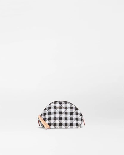 Momo Pouch Black/White Gingham - MZ Wallace