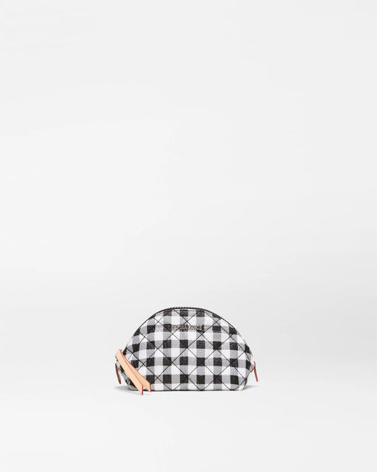Momo Pouch Black/White Gingham - MZ Wallace