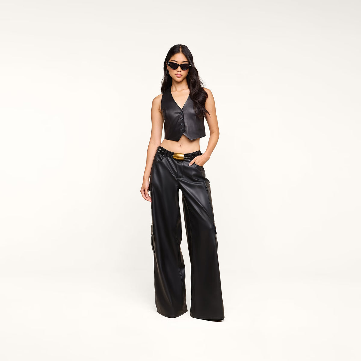 Isolde Cargo Pant Black - L'AGENCE