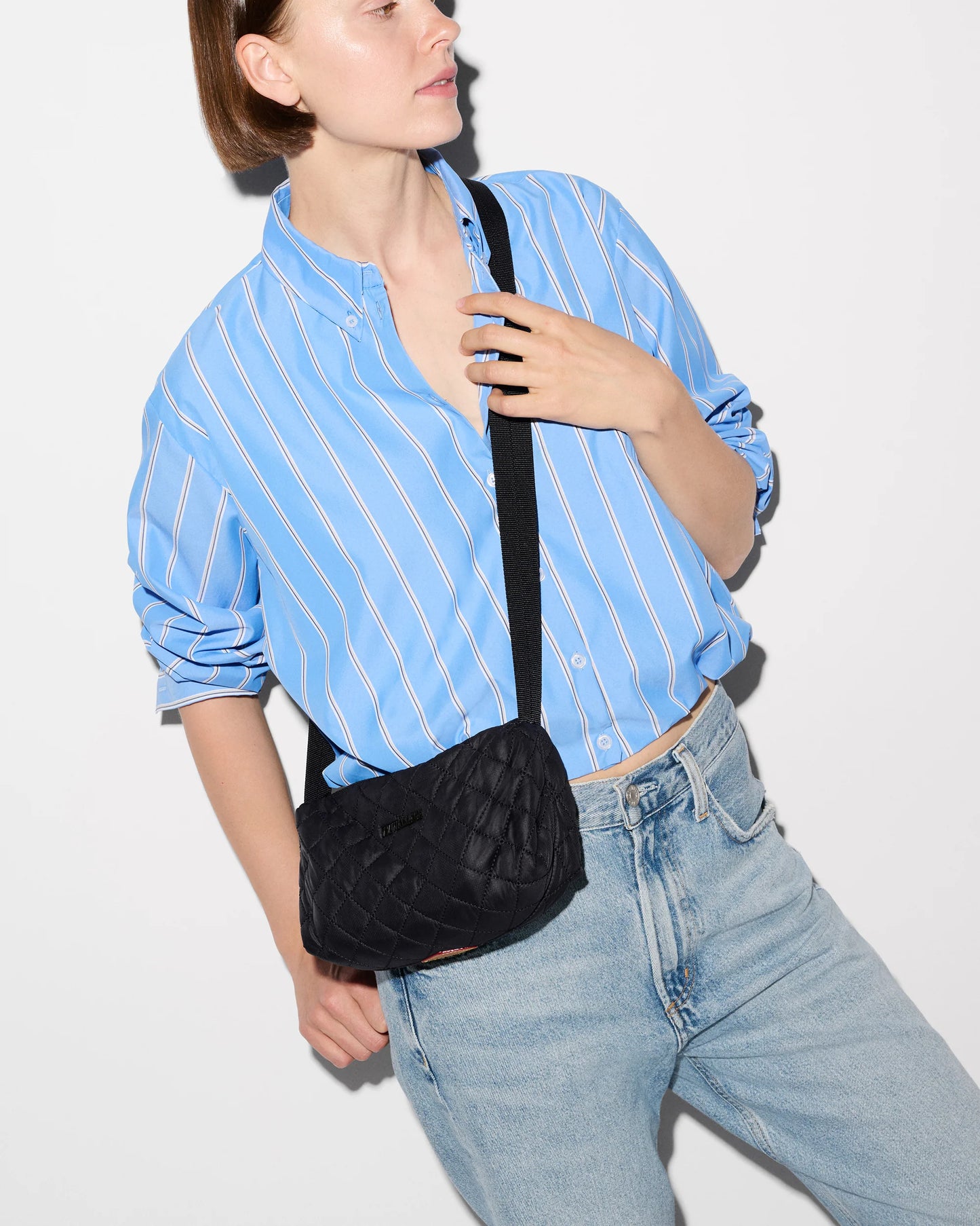 Metro Boxy Crossbody Black - MZ Wallace