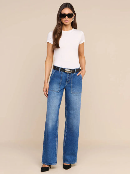 Christel Wide-Leg Jean Atlantis - L'AGENCE
