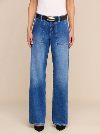Christel Wide-Leg Jean Atlantis - L'AGENCE