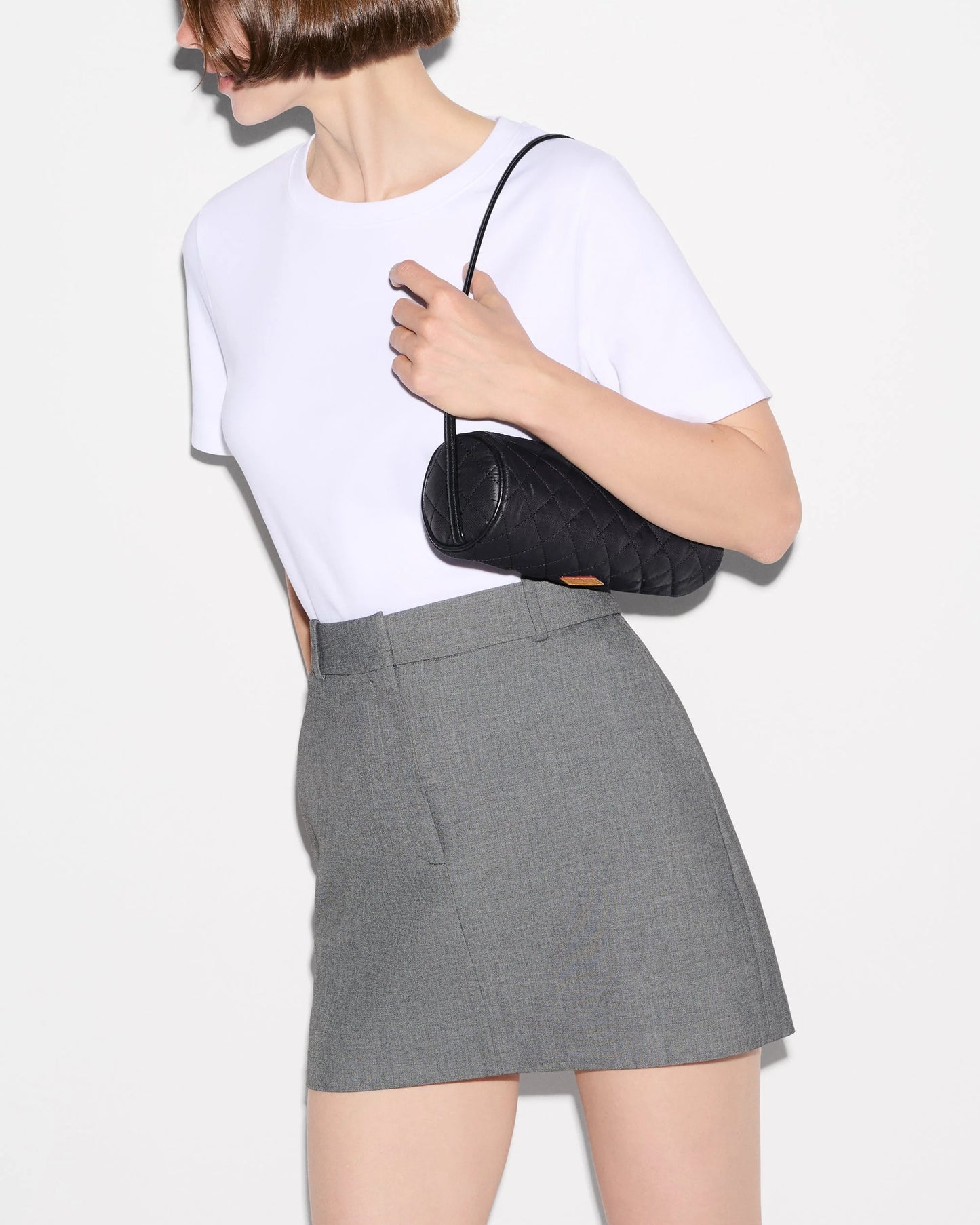 Astor Cylinder Satchel Black - MZ Wallace