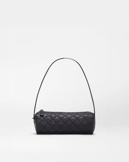 Astor Cylinder Satchel Black - MZ Wallace