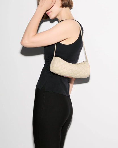 Astor Cylinder Satchel Sand - MZ Wallace