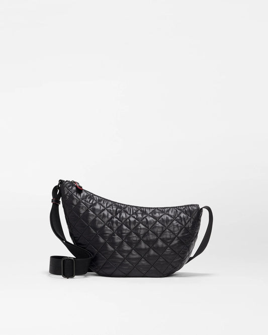 Small Metro Smile Bag Black - MZ Wallace