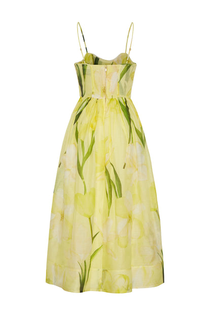 Alba Midi Dress Lillian Lemon - Cara Cara