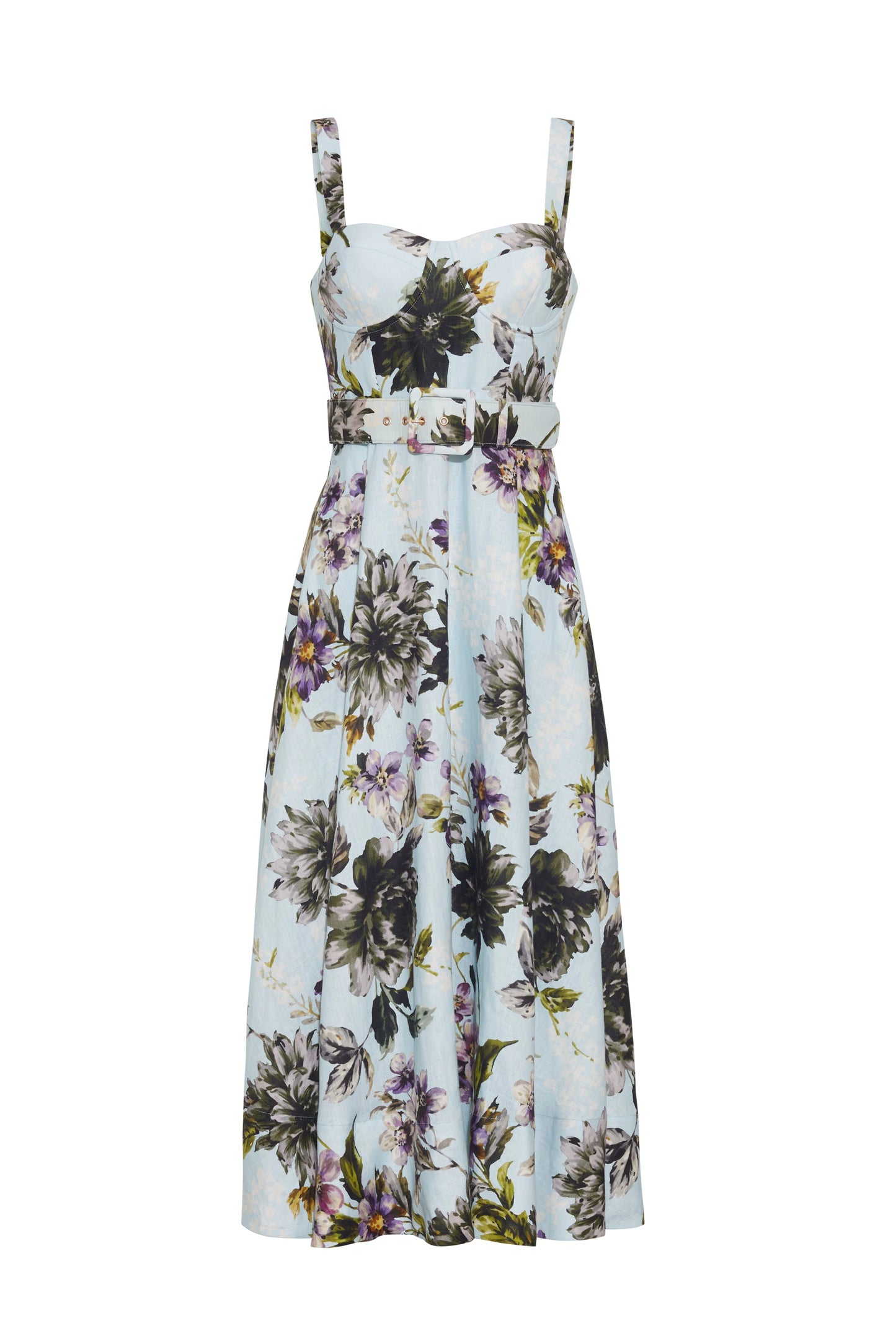 Calypso Dress Margaux Bloom Blue - Cara Cara