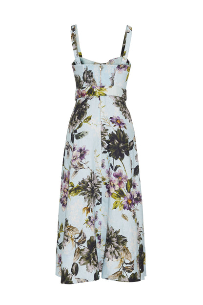 Calypso Dress Margaux Bloom Blue - Cara Cara