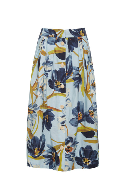Marge Skirt Marais Bloom Blue - Cara Cara