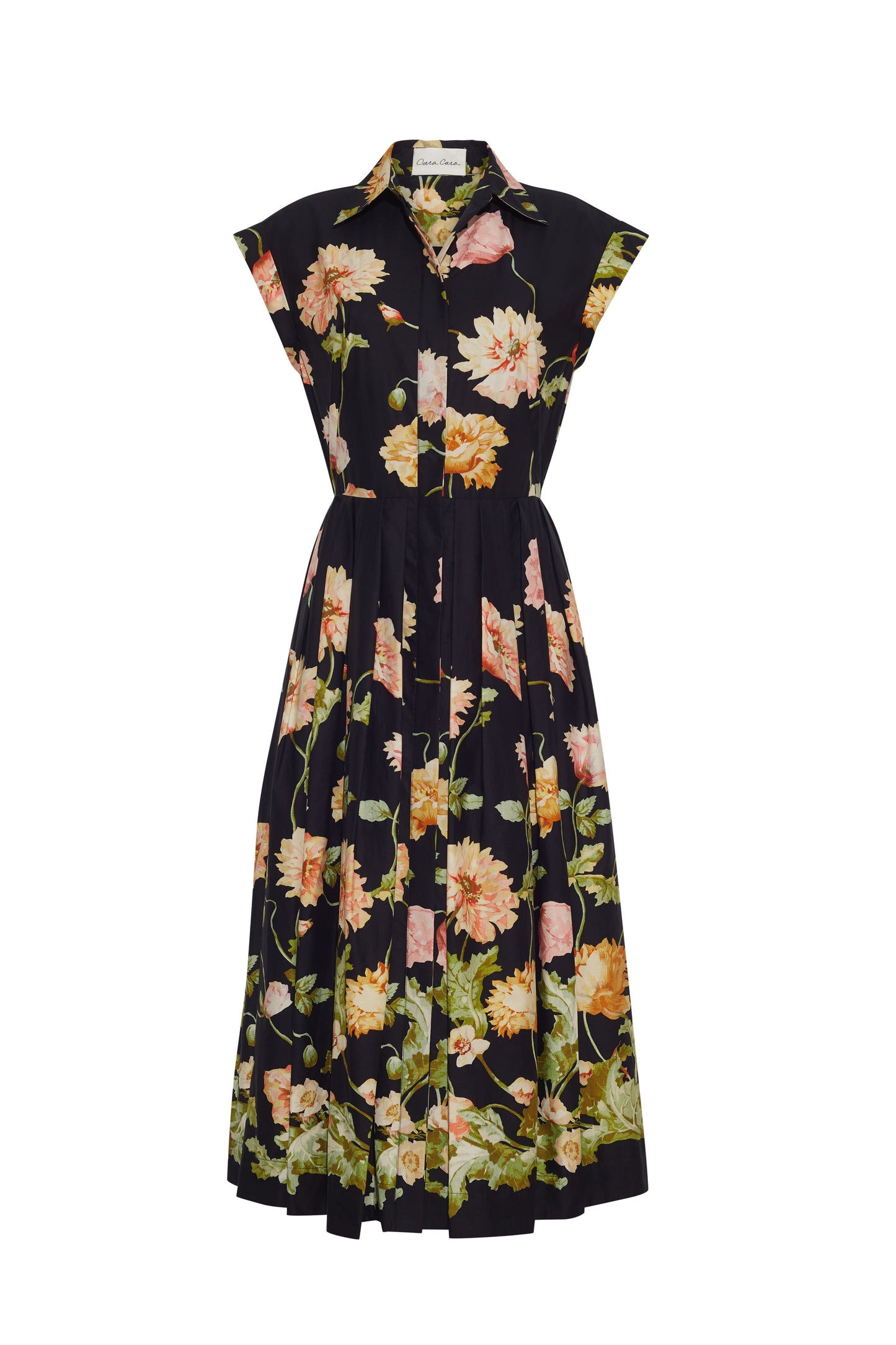 Octavia Dress Lockwood Flora Black - Cara Cara