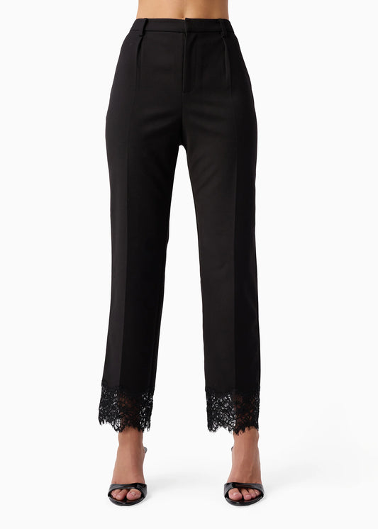 Cheyenne High Rise Cropped Pant Black - CAMI NYC