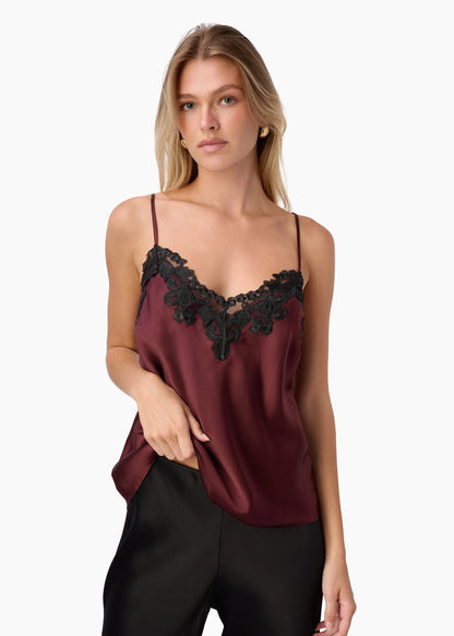 Andria Camisole Cranberry - CAMI NYC