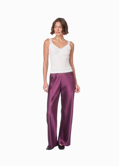 Lani Rib Knit Tank White - CAMI NYC