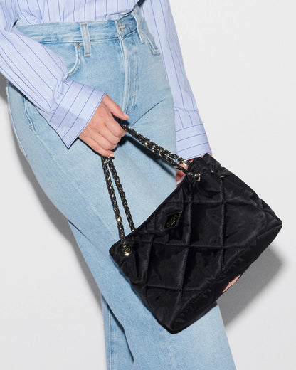 Small Frankie Tote Black - MZ Wallace