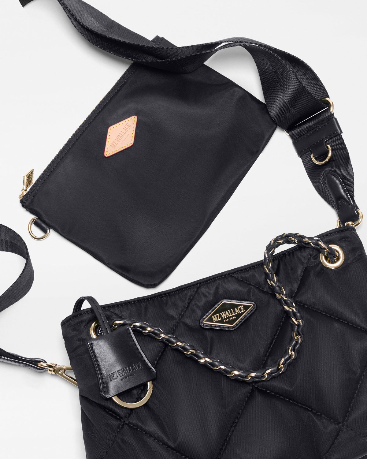 Small Frankie Tote Black - MZ Wallace