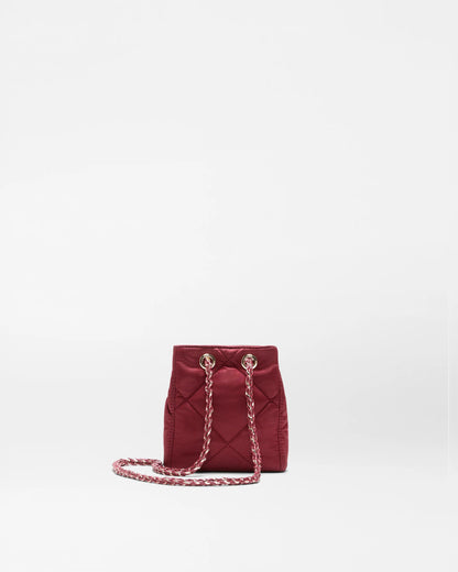 Mini Frankie Bucket Bag Claret - MZ Wallace