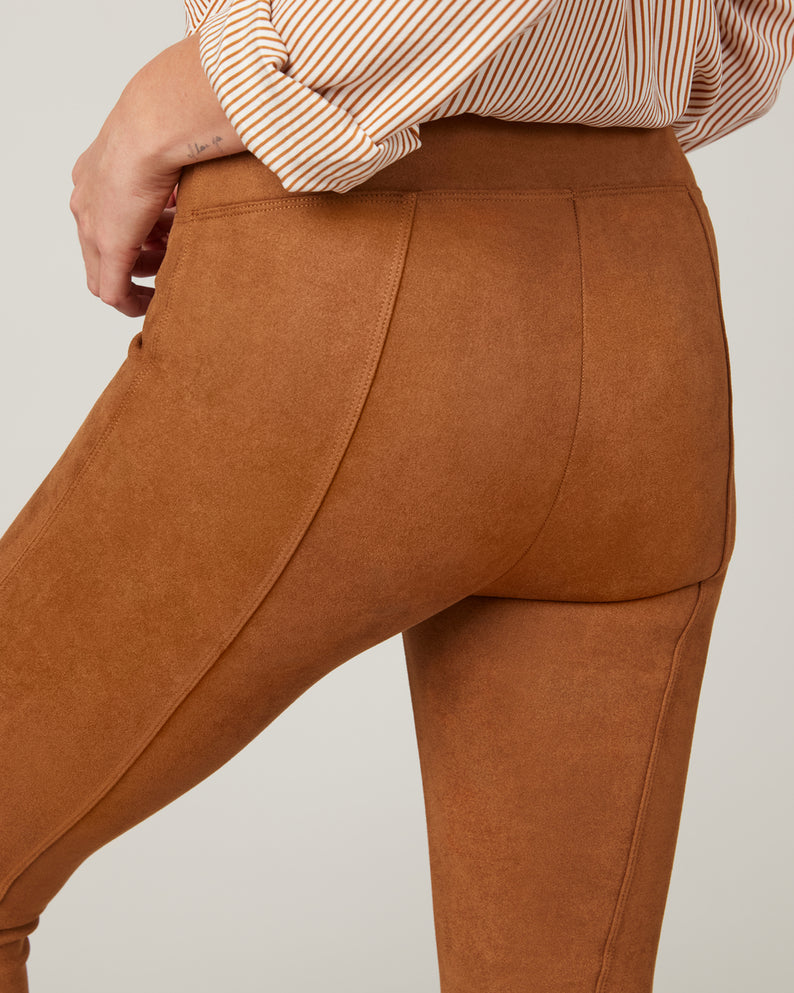 Faux Suede Leggings Rich Caramel - SPANX