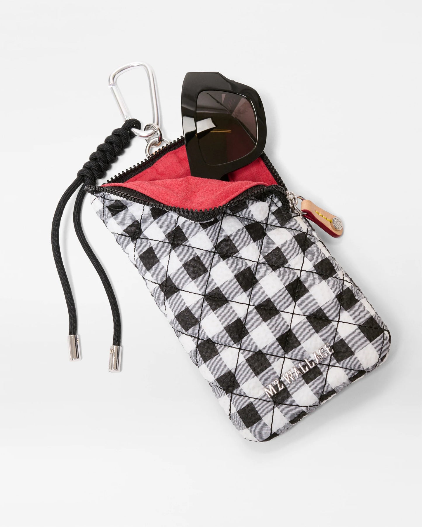 Sunnies Case Black/White Gingham - MZ Wallace