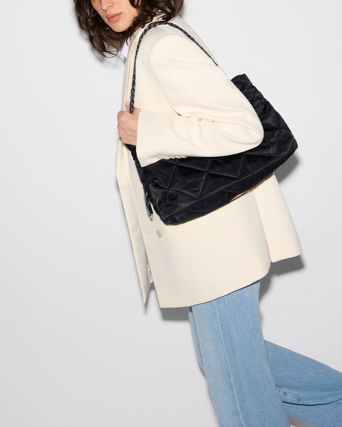 Medium Frankie Tote Black - MZ Wallace