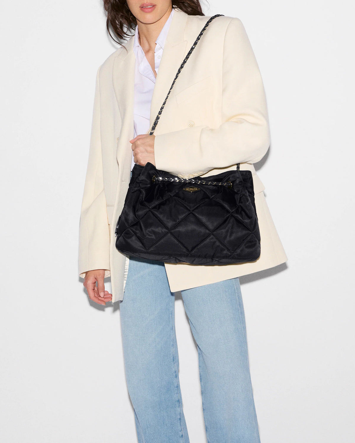 Medium Frankie Tote Black - MZ Wallace