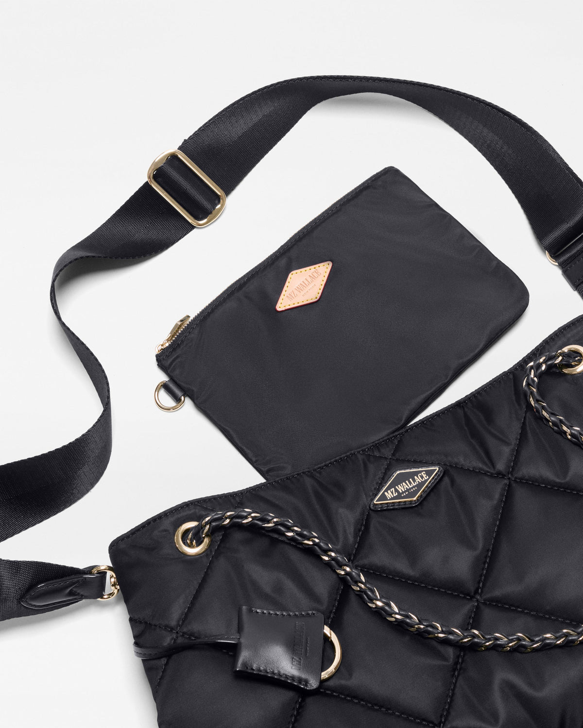 Medium Frankie Tote Black - MZ Wallace