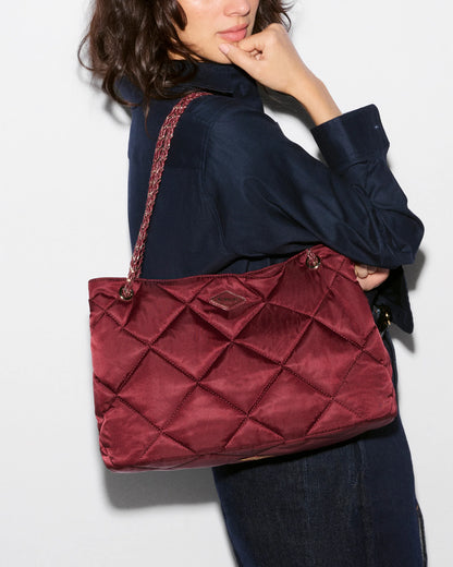 Medium Frankie Tote Claret - MZ Wallace