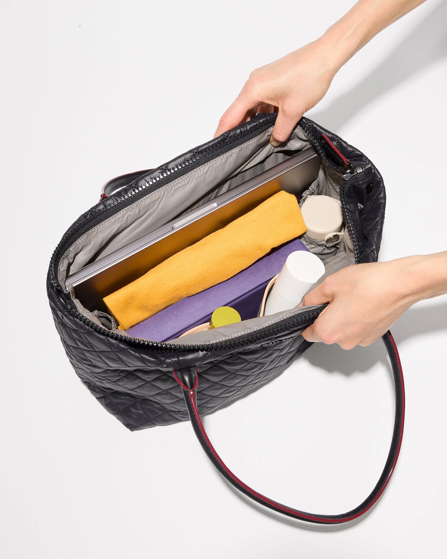 Small Daily Tote Black - MZ Wallace