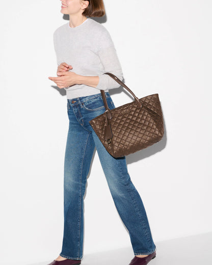 Small Daily Tote Walnut - MZ Wallace