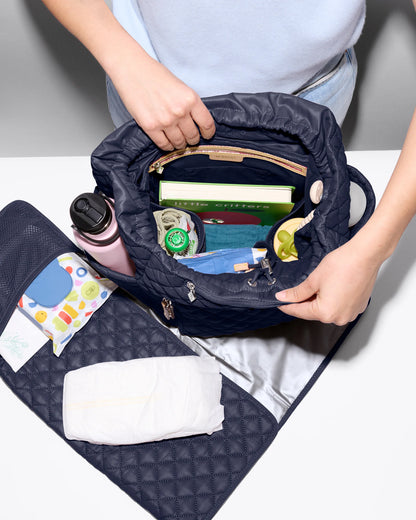 Metro Diaper Backpack Navy - MZ Wallace