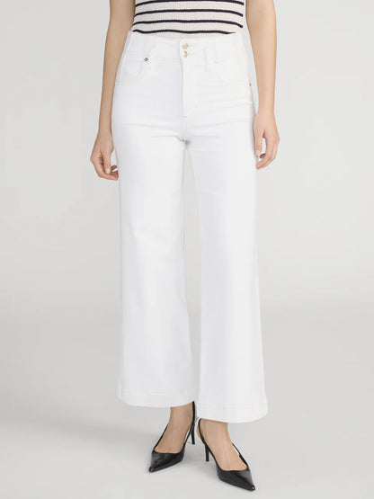 Seamed Wide Trouser Crop Au Natural Clean - Frame
