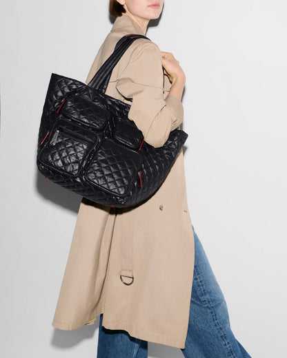 Medium Metro Travel Tote Black - MZ Wallace