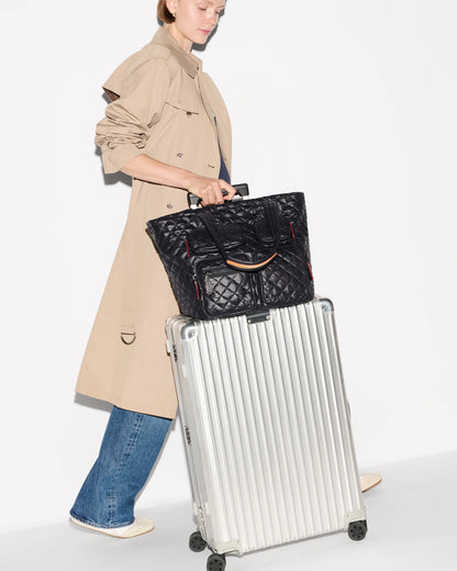Medium Metro Travel Tote Black - MZ Wallace