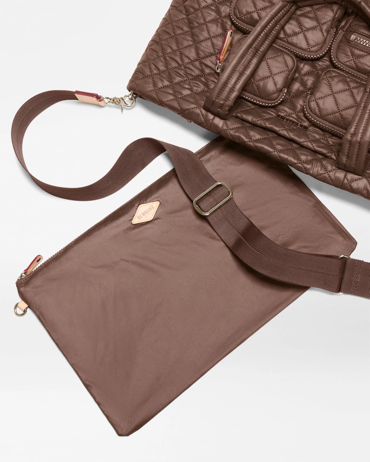 Medium Metro Travel Tote Walnut - MZ Wallace