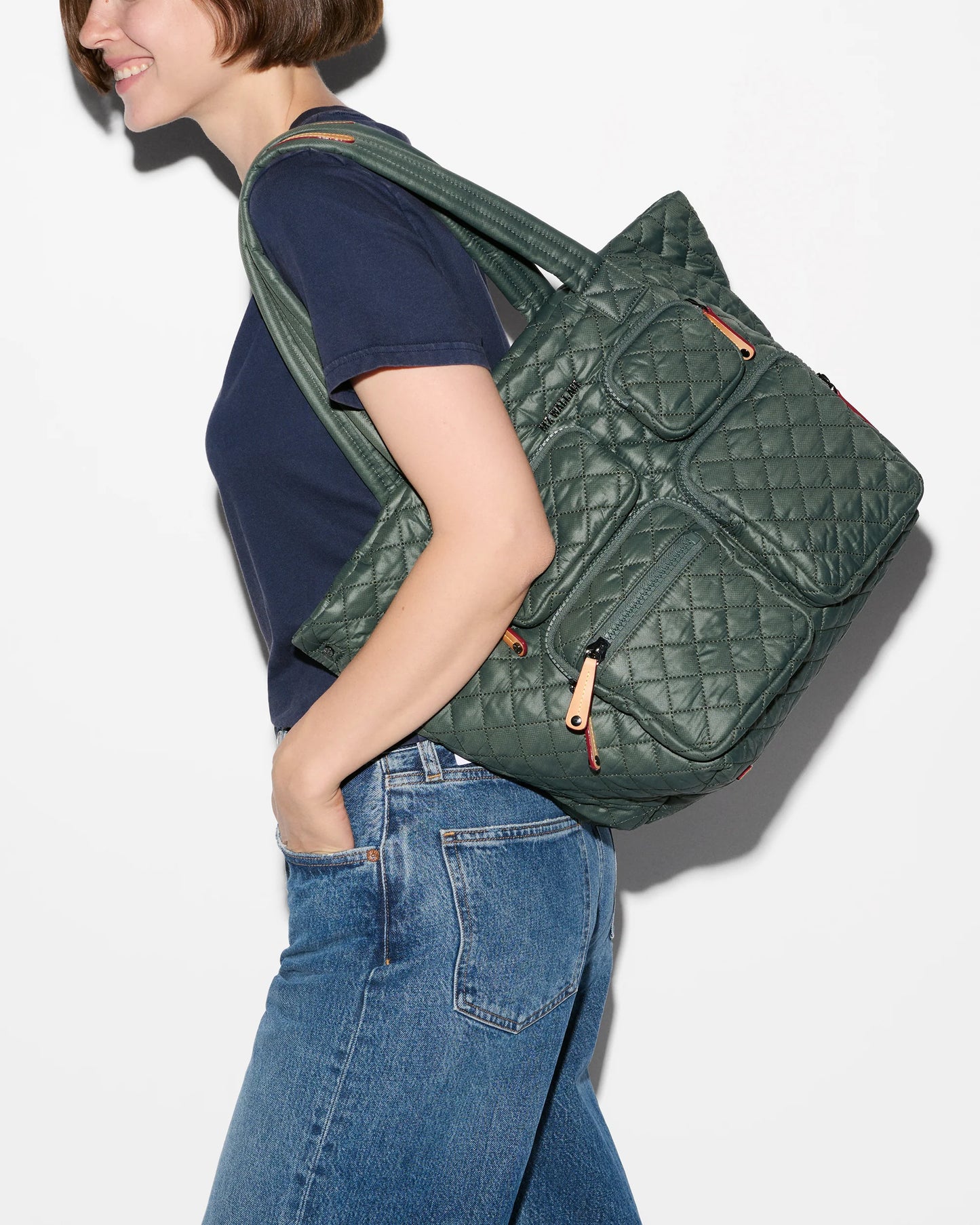 Medium Metro Travel Tote Juniper - MZ Wallace